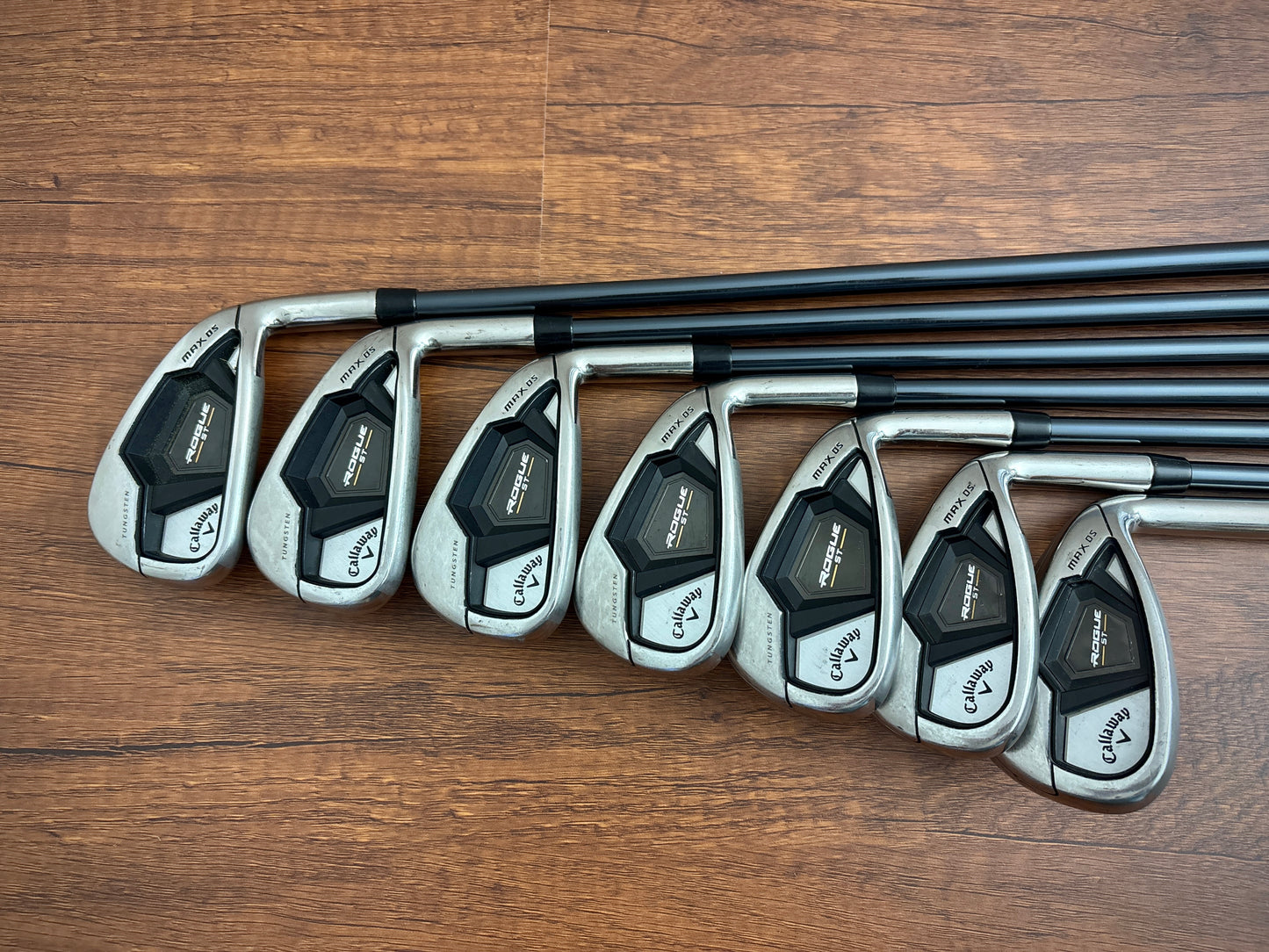 Callaway Rogue ST Max OS Iron Set 5-AW / Recoil Dart F3 Regular Flex Graphite