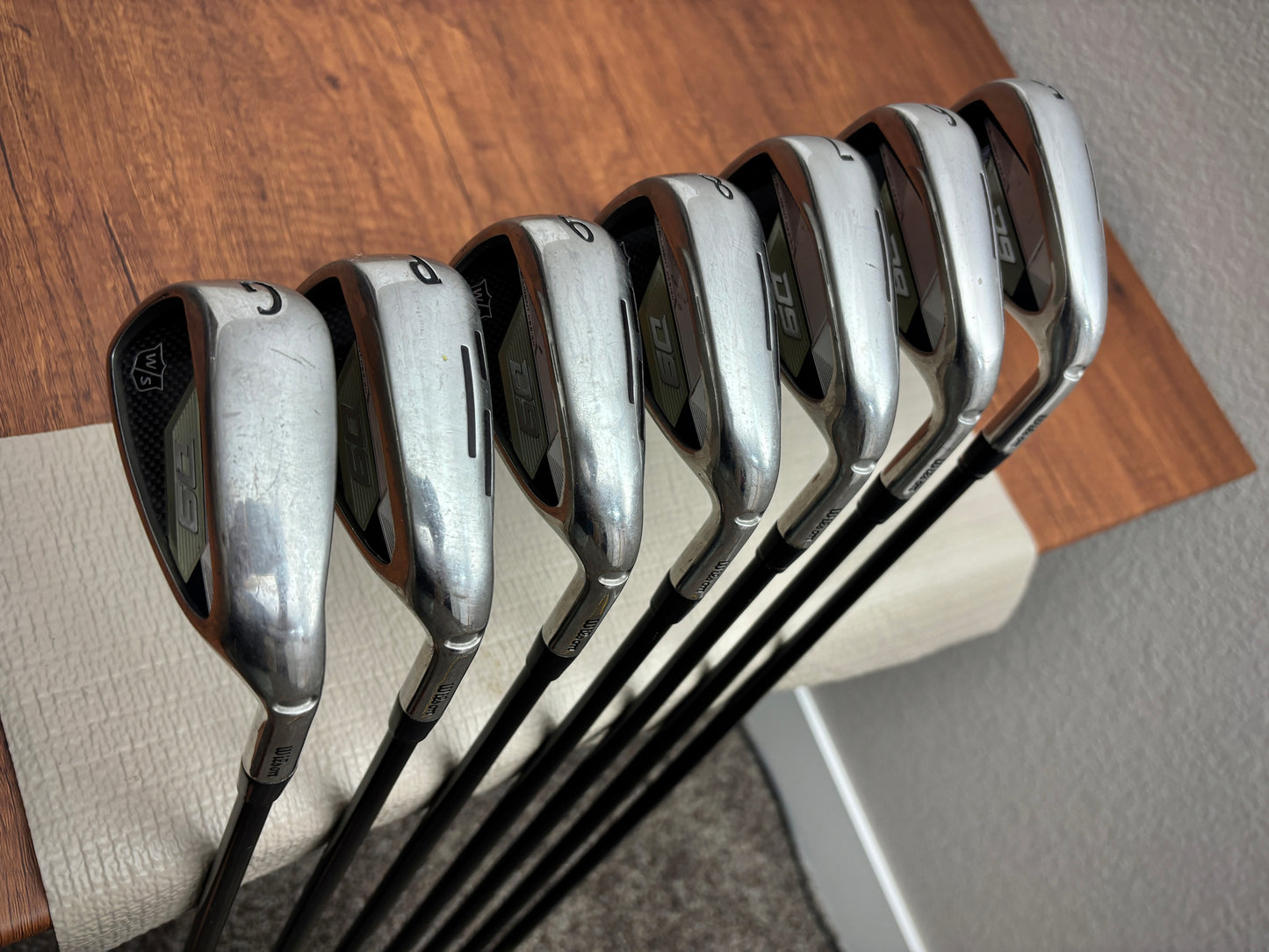 Wilson Staff D9 Iron Set 5-GW / Mitsubishi Tensei Senior Flex Graphite