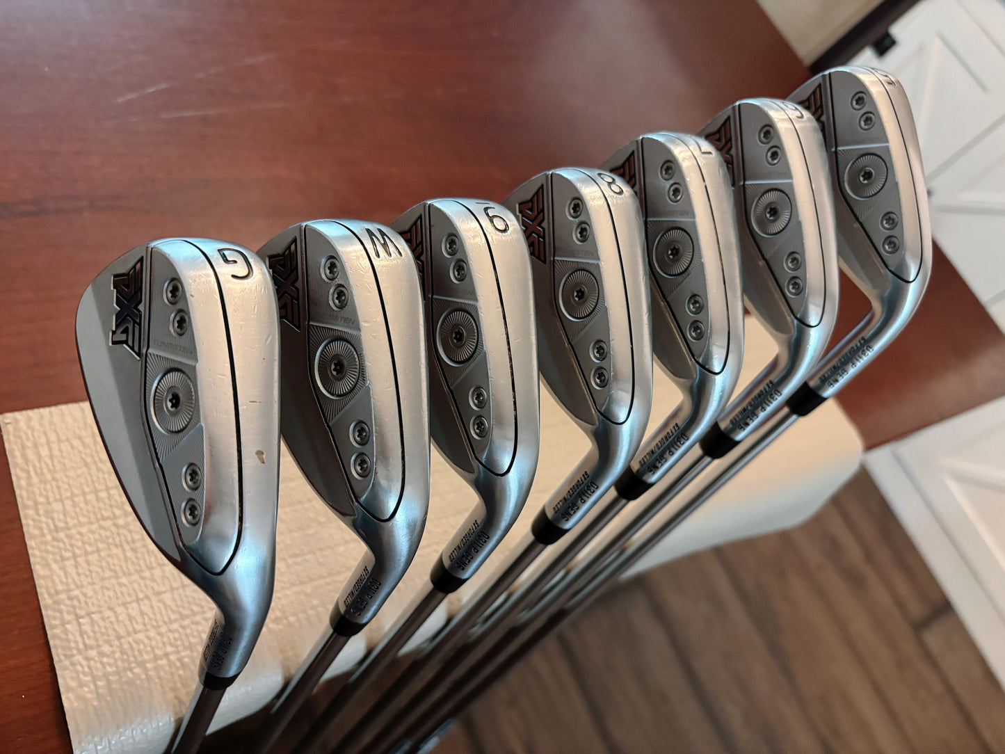 PXG 0311 P Gen 6 Double Chrome Iron Set 5-GW / True Temper Elevate Regular Flex
