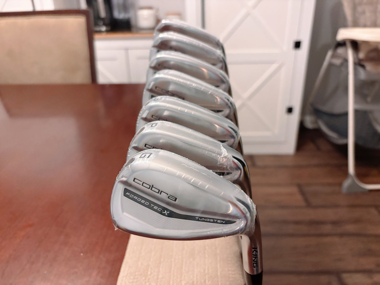 *NEW IN PLASTIC* Cobra King Forged Tec X ‘22 Iron Set 5-GW / KBS Tour Lite Regular