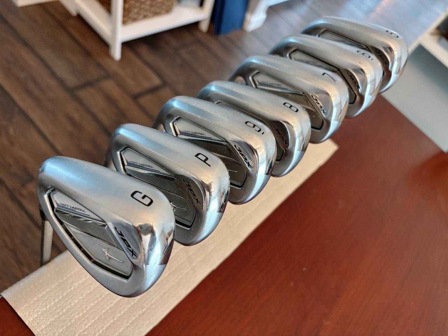 (+1.5”) Left-handed Mizuno JPX 925 Hot Metal Iron Set 5-GW / Dynamic Gold S300 Stiff