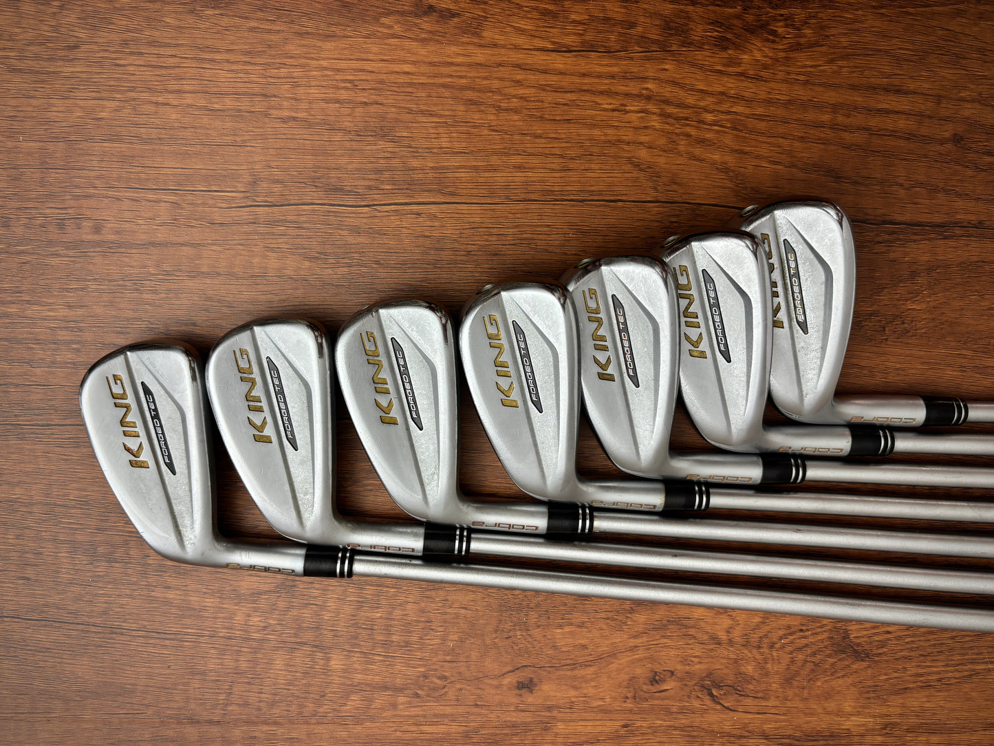 (Left-handed) Cobra King Forged TEC Iron Set 4-PW / KBS Tour C-Taper 130 X-Stiff