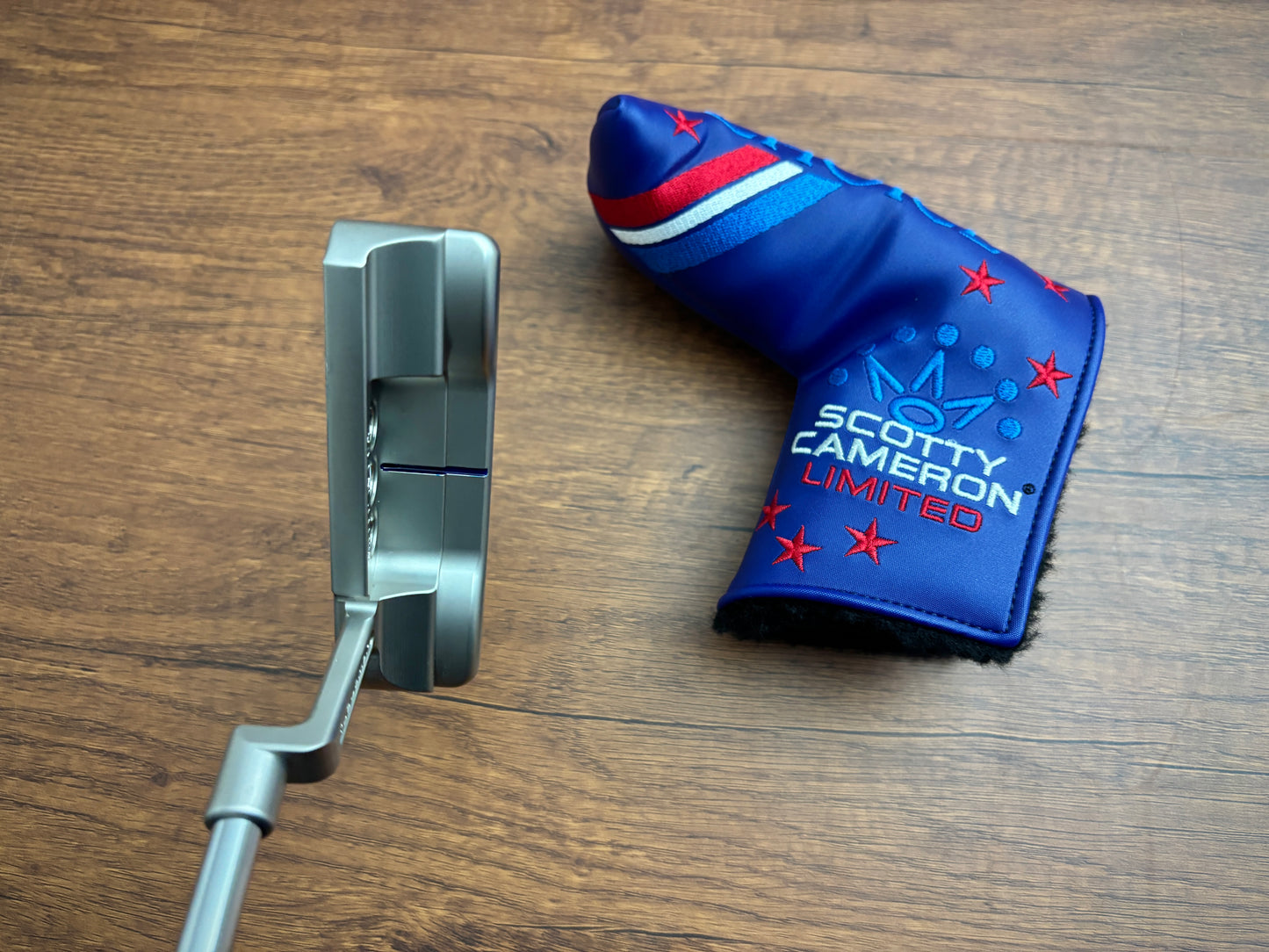 *NEW* Titleist Scotty Cameron Champions Choice Button Back Teryllium Putter 35” + headcover