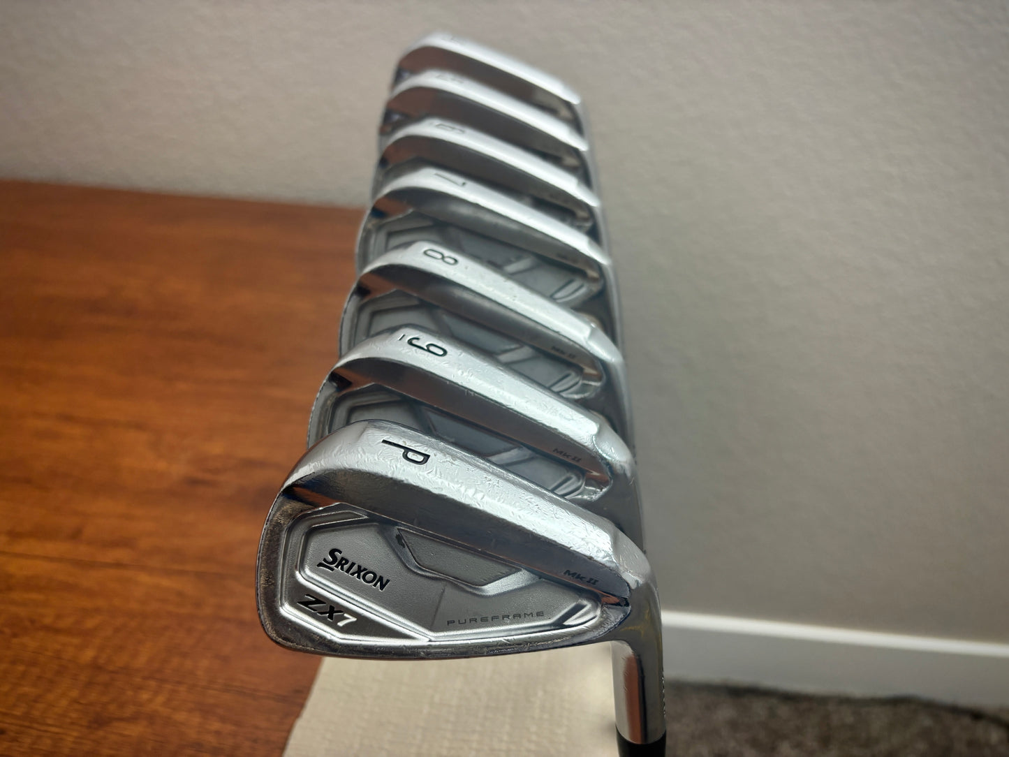 (+1”) Srixon ZX5 Mkii / ZX7 Mkii Iron Set 4-PW / KBS Stiff+