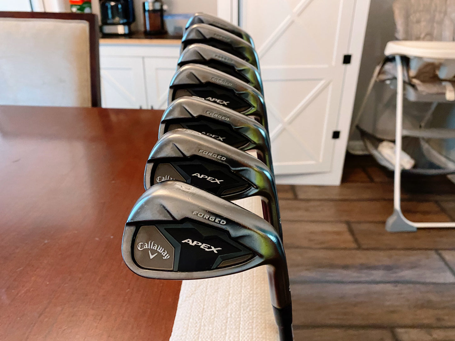 (+1.25”) Callaway Apex Smoke Iron Set 4-PW / True Temper Elevate Regular