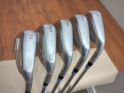 (+1.5") *NEW IN PLASTIC* Mizuno JPX 925 Hot Metal Iron Set 6-PW / Dynamic Gold S300 Stiff