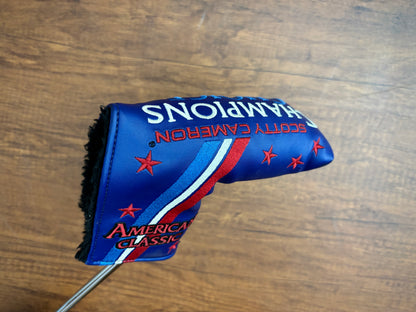 Titleist Scotty Cameron Champions Choice Button Back Teryllium Putter 35" + headcover