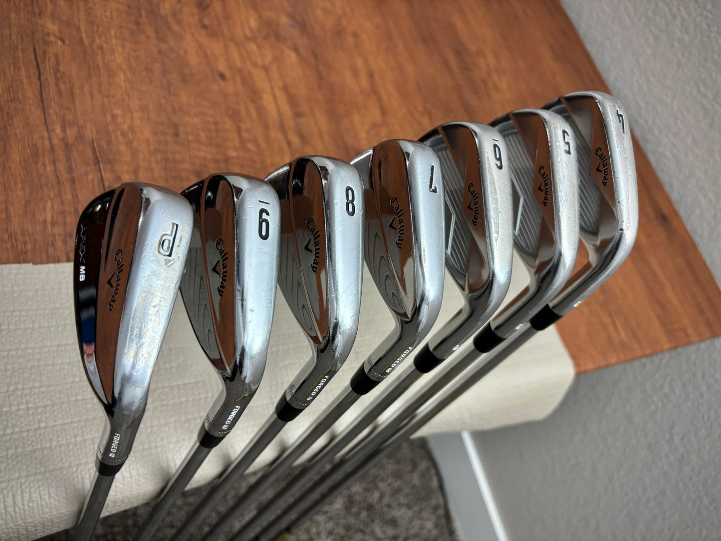 Callaway X Forged / Apex MB Iron Set 4-PW / Dynamic Gold Tour Issue S400 Stiff