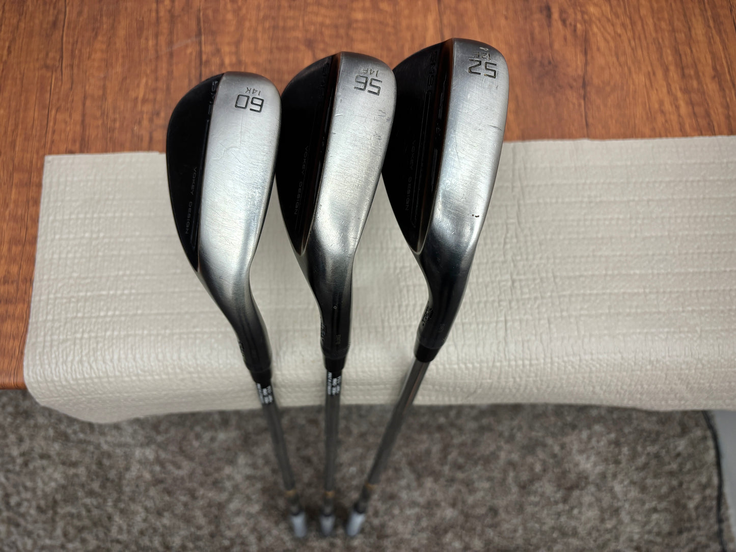 Titleist Vokey SM9 Black Wedge Set (52,56,60)