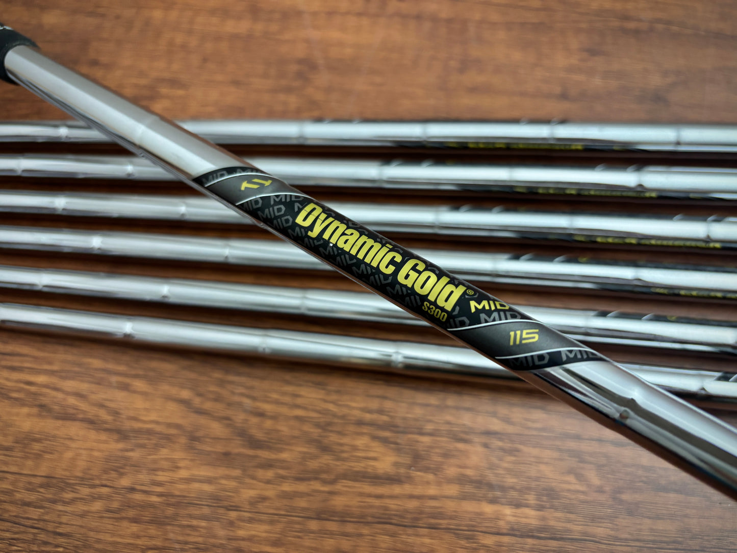 (+1") Mizuno Pro 245 Iron Set 5-GW / Dynamic Gold S300 Stiff