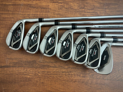 (+1") Taylormade M4 Iron Set 5-AW / KBS Max Regular Flex