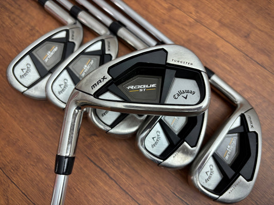 (Left-handed) Callaway Rogue ST Max Iron Set 5-PW / True Temper Regular Flex