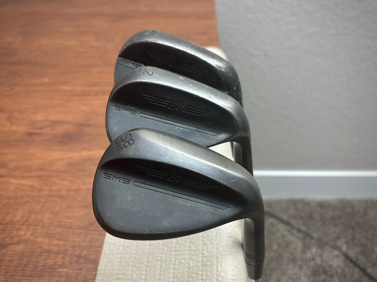 Titleist Vokey SM9 Jet Black Wedge Set (48,52,58)