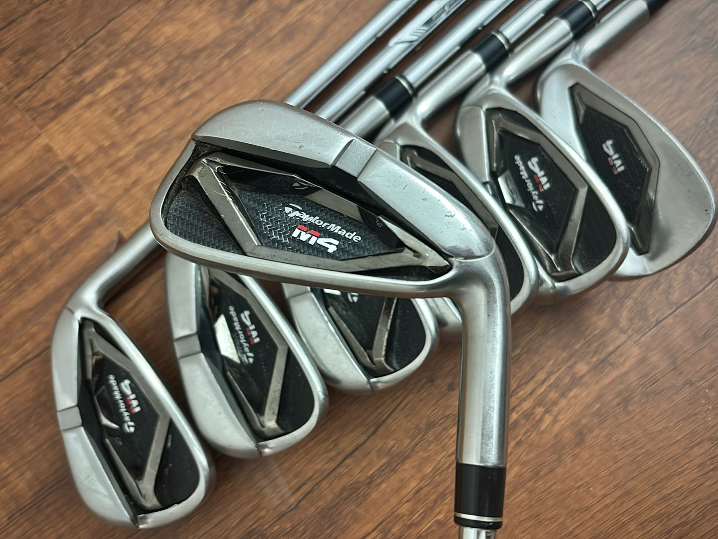 (+1") Taylormade M4 Iron Set 5-AW / KBS Max Regular Flex