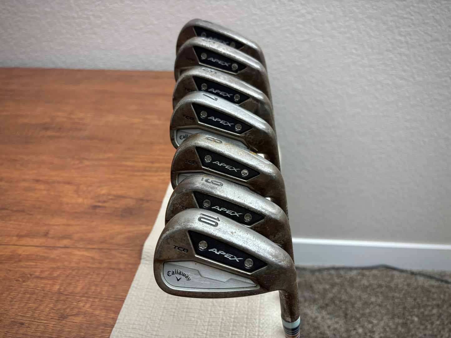 Callaway Apex ‘24 TCB Limited Edition Raw Forged Iron Set 4-10 / Dynamic Gold S400 Stiff