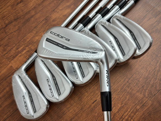 *NEW IN PLASTIC* Cobra King Forged TEC X Iron Set 5-GW / KBS Tour Lite Regular Flex