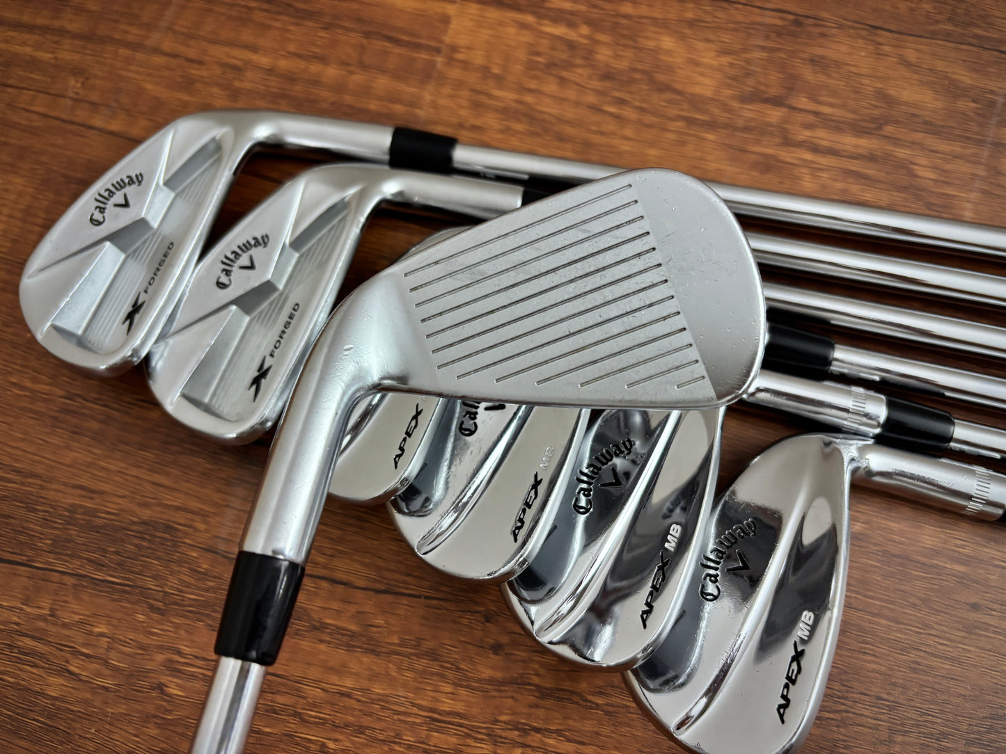 Callaway X Forged / Apex MB Iron Set 4-PW / Dynamic Gold Tour Issue S400 Stiff