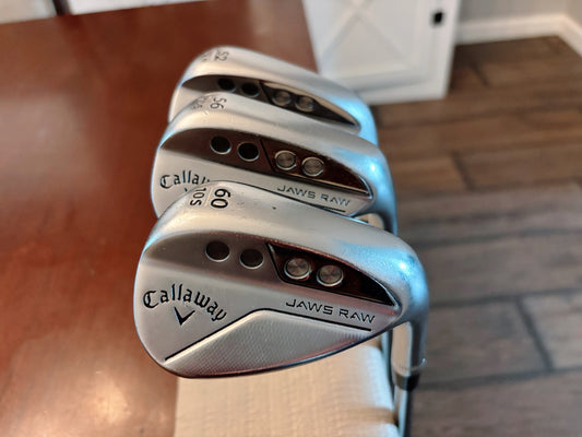 Callaway Jaws Raw Wedge Set (52,56,60)