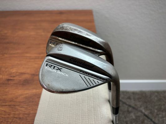 Cleveland RTX Tour Rack Full Face Raw Wedge Set (54,58)