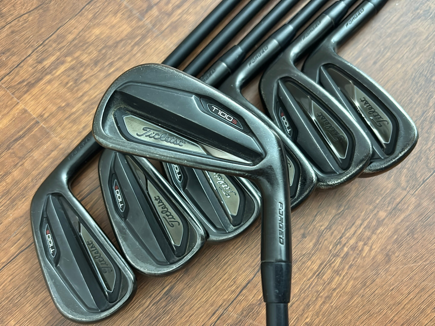 Titleist T100S Black Iron Set 4-PW / Project X LZ 6.0 Stiff