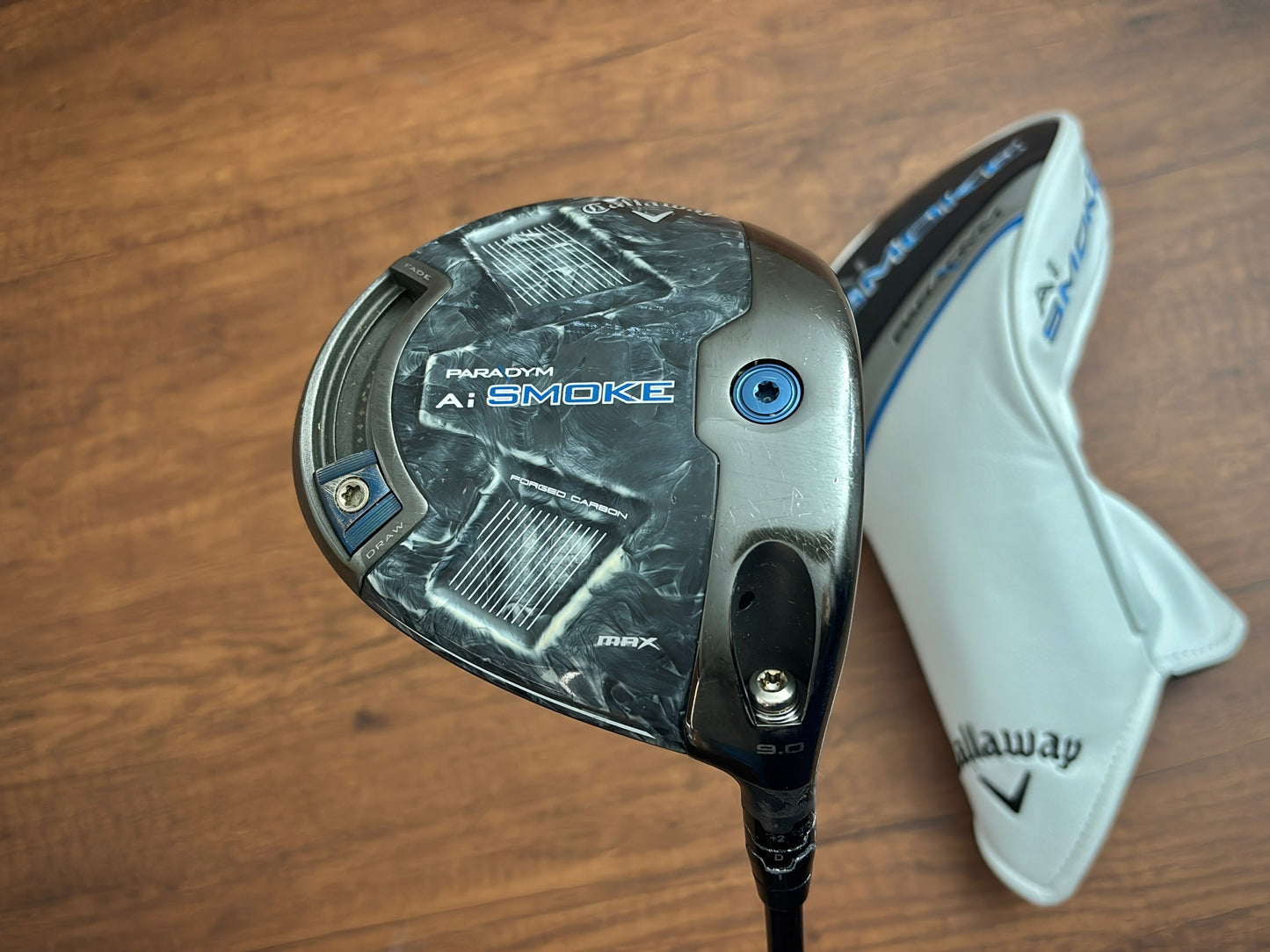 Callaway Paradym Ai Smoke Max Driver 9* + headcover / Stiff