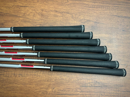 *NEW IN PLASTIC* Cobra King Ricky Fowler RF Forged MB Iron Set 4-PW / KBS $-Taper 130 X-Stiff