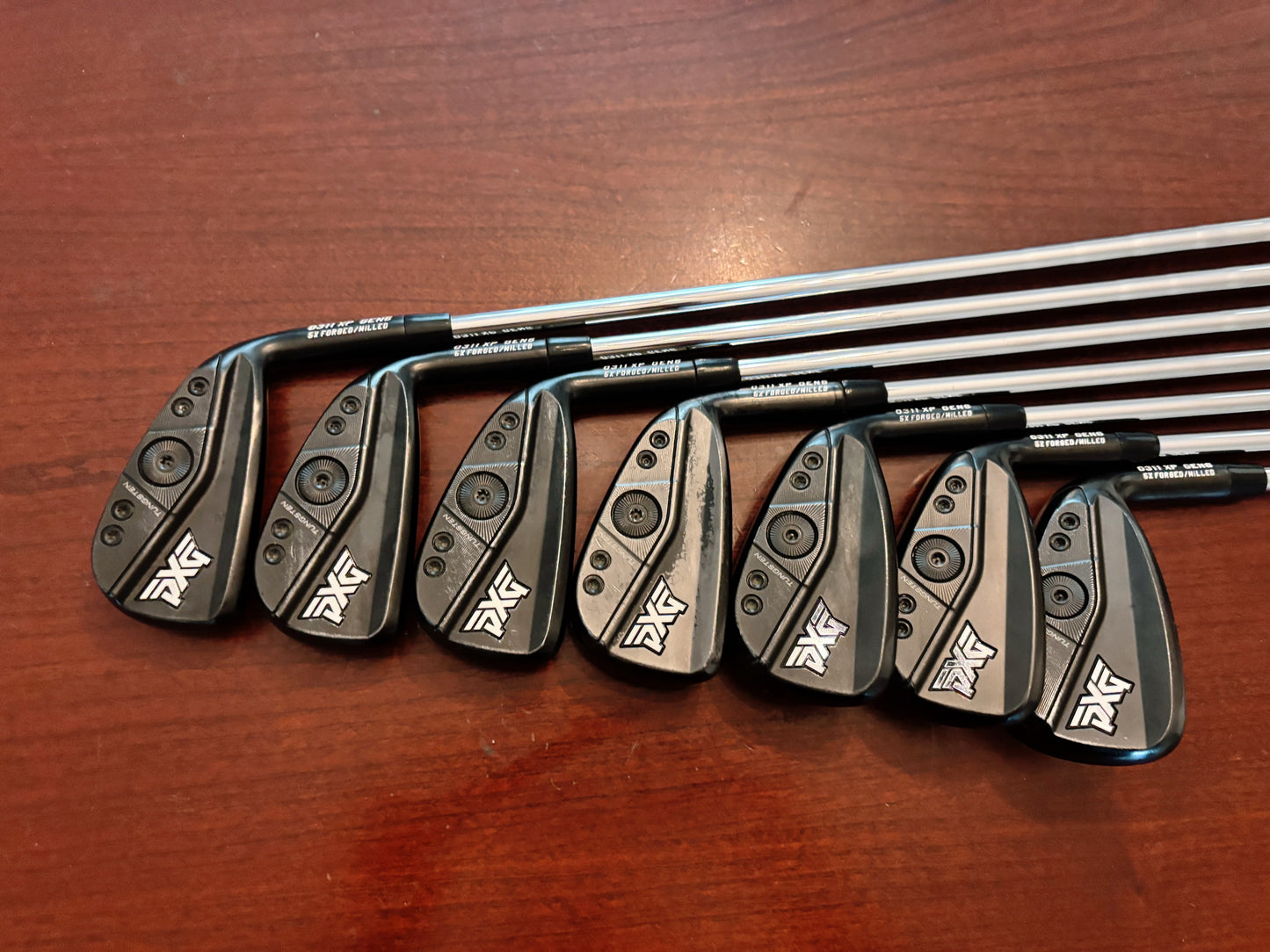 PXG 0311 XP Gen 6 Double Black Iron Set 4-PW / KBS $-Taper Lite Regular Flex