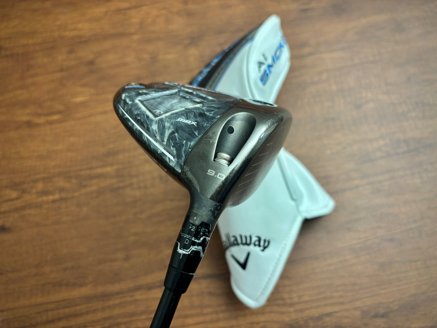 Callaway Paradym Ai Smoke Max Driver 9* + headcover / Stiff