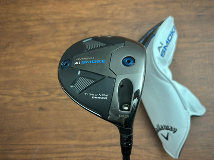 Callaway Paradym Ai Smoke Ti 340 Mini Driver 13.5* + headcover / X-Stiff