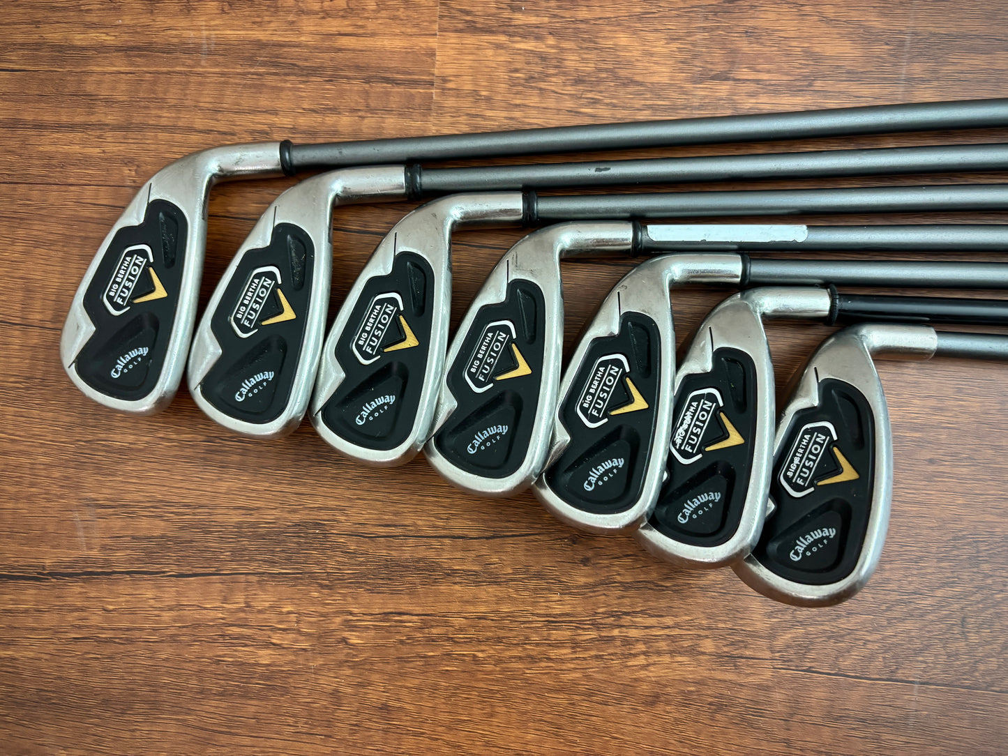 Callaway Big Bertha Fusion Iron Set 5-SW / Firm Flex Shafts