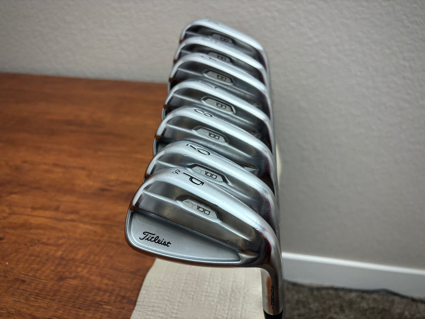 Titleist T100 '21 Iron Set 4-PW / True Temper AMT S300 Stiff