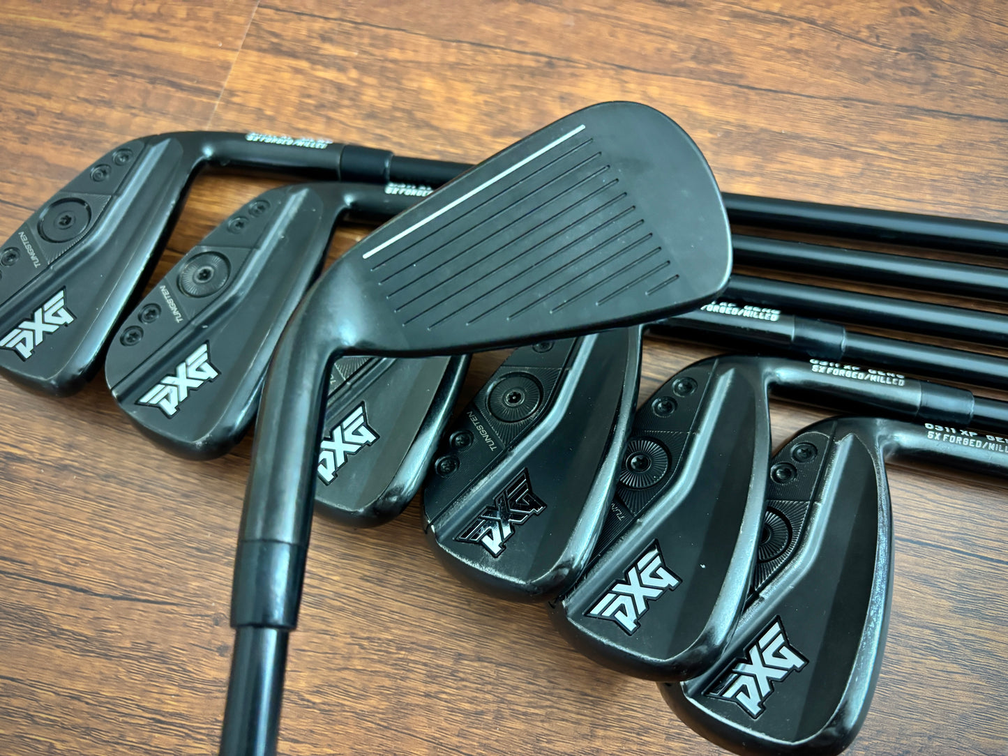 PXG 0311 XP Gen 6 Double Black Iron Set 5-GW / Mitsubishi MMT 125 X-Stiff