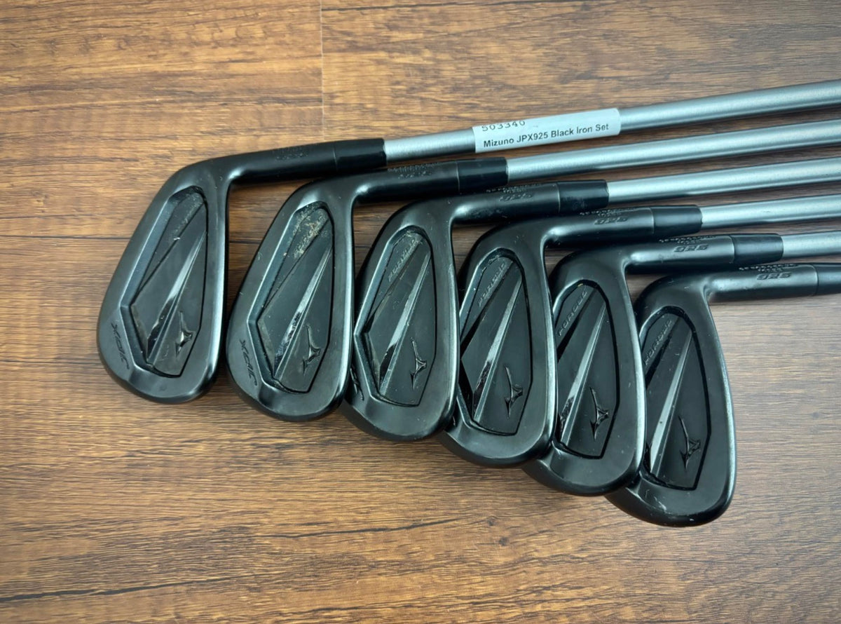 Mizuno JPX 925 Forged Black Iron Set 6-GW / KBS Tour C-Taper 130 X-Stiff