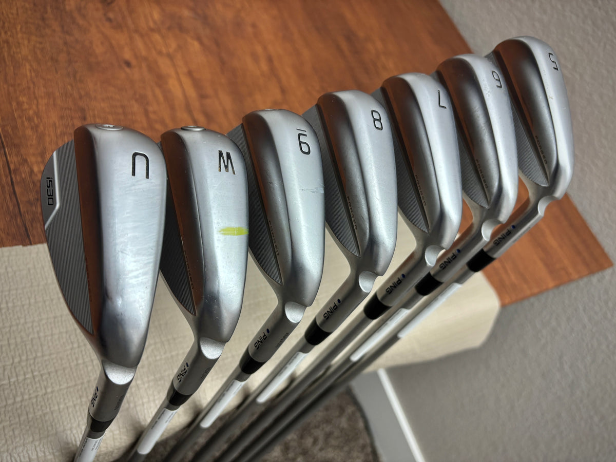 (+1") Ping i530 Forged Iron Set 5-UW / KBS Tour C-Taper Lite 115 X-Stiff