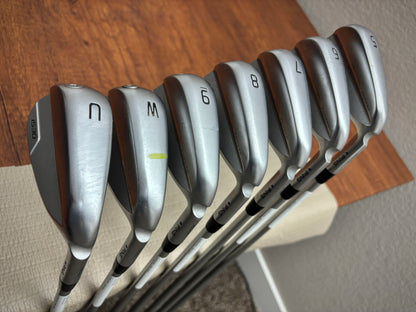 (+1") Ping i530 Forged Iron Set 5-UW / KBS Tour C-Taper Lite 115 X-Stiff