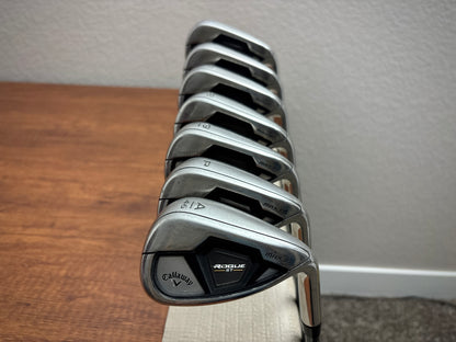 Callaway Rogue ST Max OS Iron Set 5-AW / Recoil Dart F3 Regular Flex Graphite