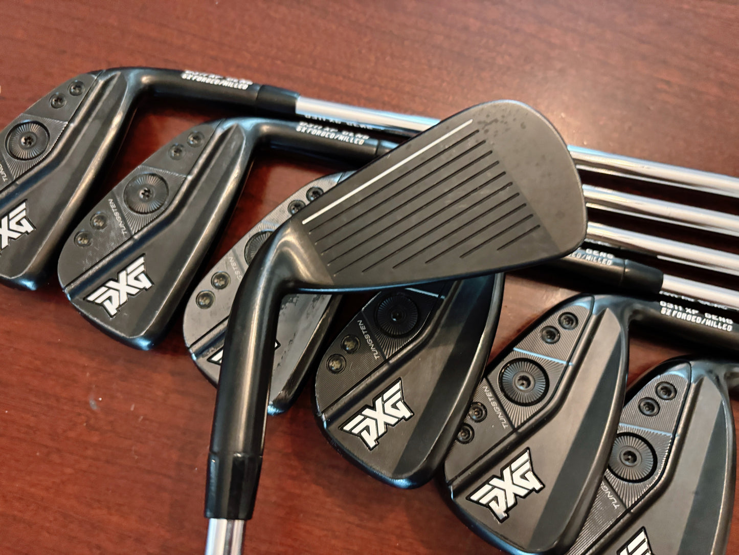 PXG 0311 XP Gen 6 Double Black Iron Set 4-PW / KBS $-Taper Lite Regular Flex