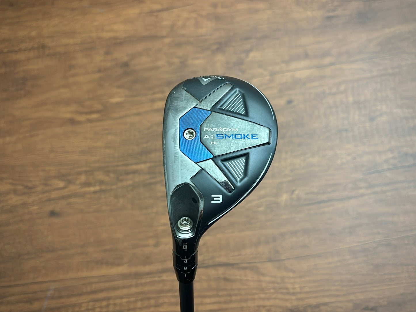 (Left-handed) Callaway Paradym Ai Smoke HL 3-Hybrid / Stiff