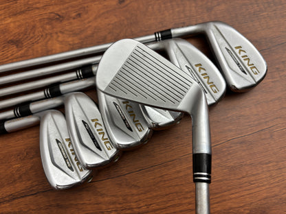 (Left-handed) Cobra King Forged TEC Iron Set 4-PW / KBS Tour C-Taper 130 X-Stiff
