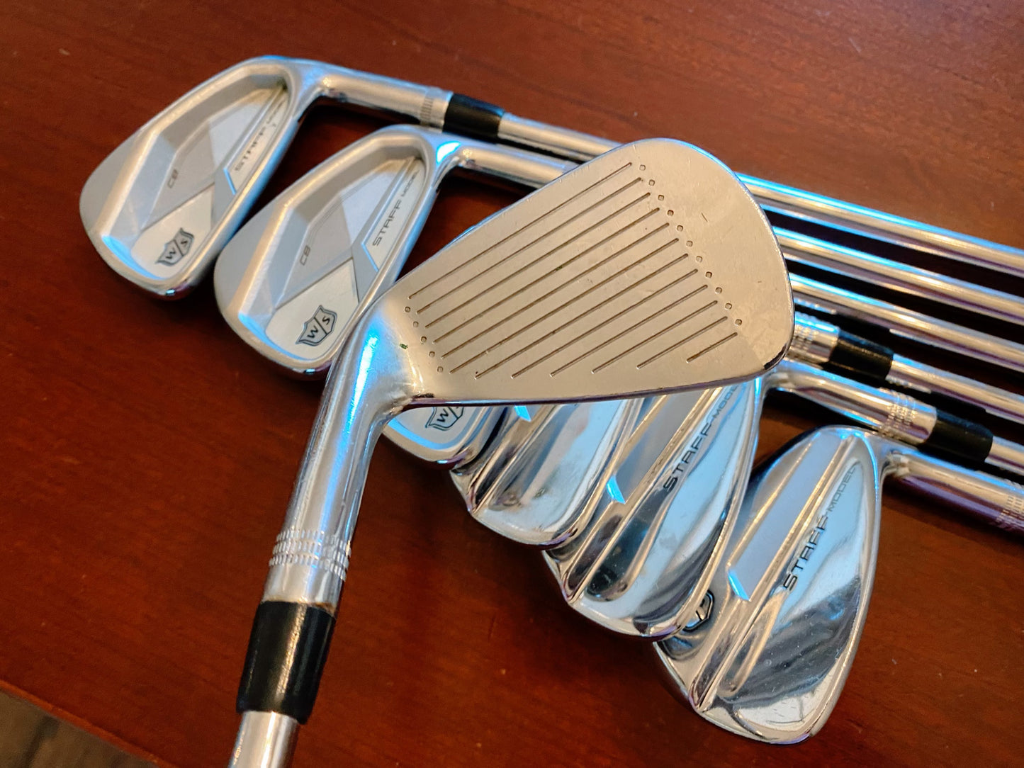 (+1.5”) Wilson Staff Model CB/Blade Combo Iron Set 4-PW / True Temper Elevate Regular