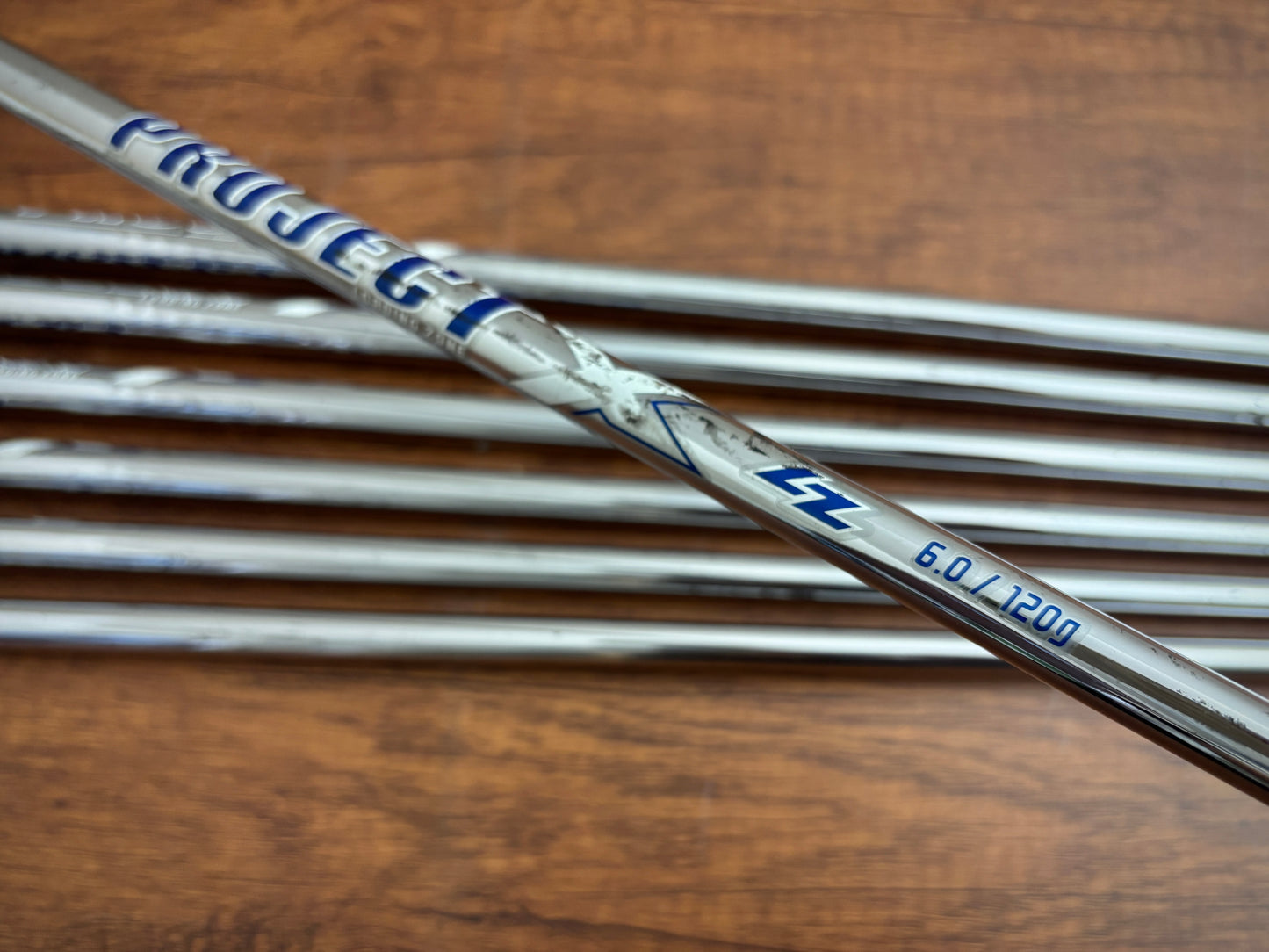 (Left-handed) +1" Taylormade P790 '21 Iron Set 4-PW / Project X LZ 6.0 Stiff