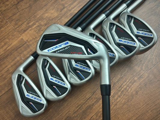 Cobra King Aerojet One Length Iron Set 5-GW / KBS PGI Regular Flex Graphite