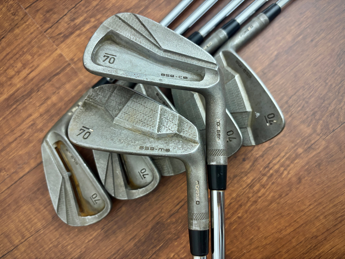 Sub 70 659 Forged Raw TC-MB Iron Set / True Temper X100 X-Stiff