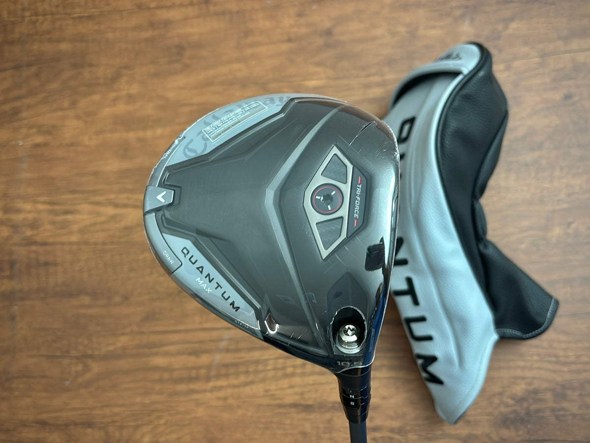 *NEW IN PLASTIC* Callaway Quantum Max Driver 10.5* + headcover / Stiff