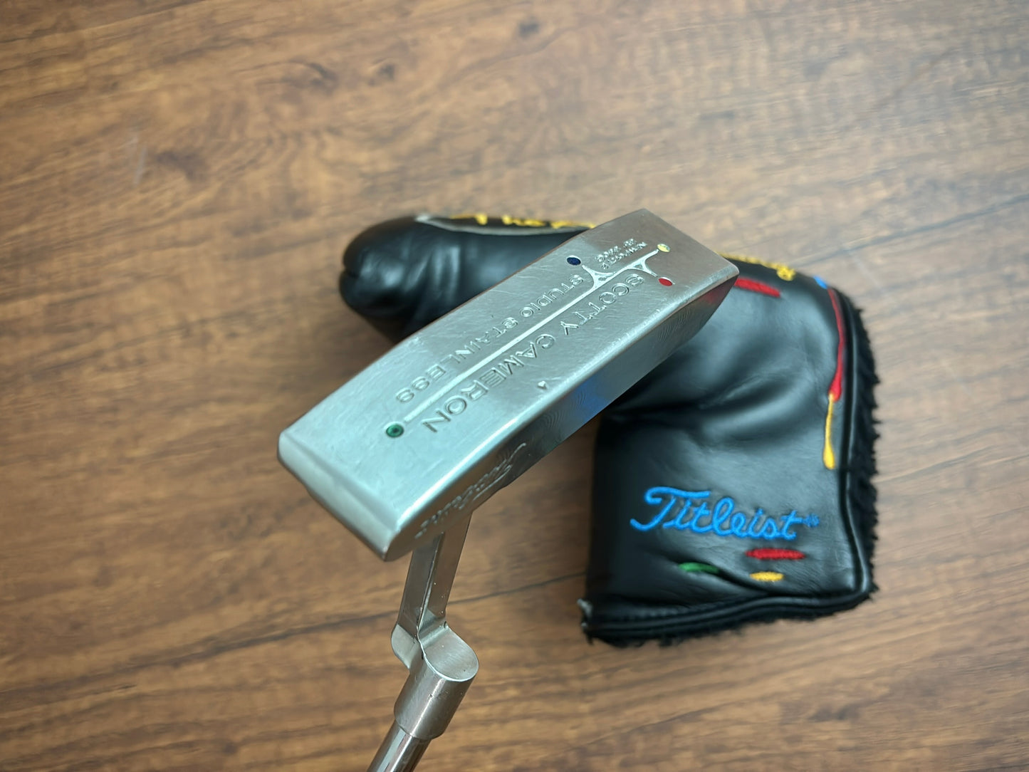 Titleist Scotty Cameron Studio Stainless Newport 2 Putter 35" + headcover
