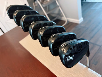 PXG 0311 XP Gen 6 Double Black Iron Set 4-PW / KBS $-Taper Lite Regular Flex