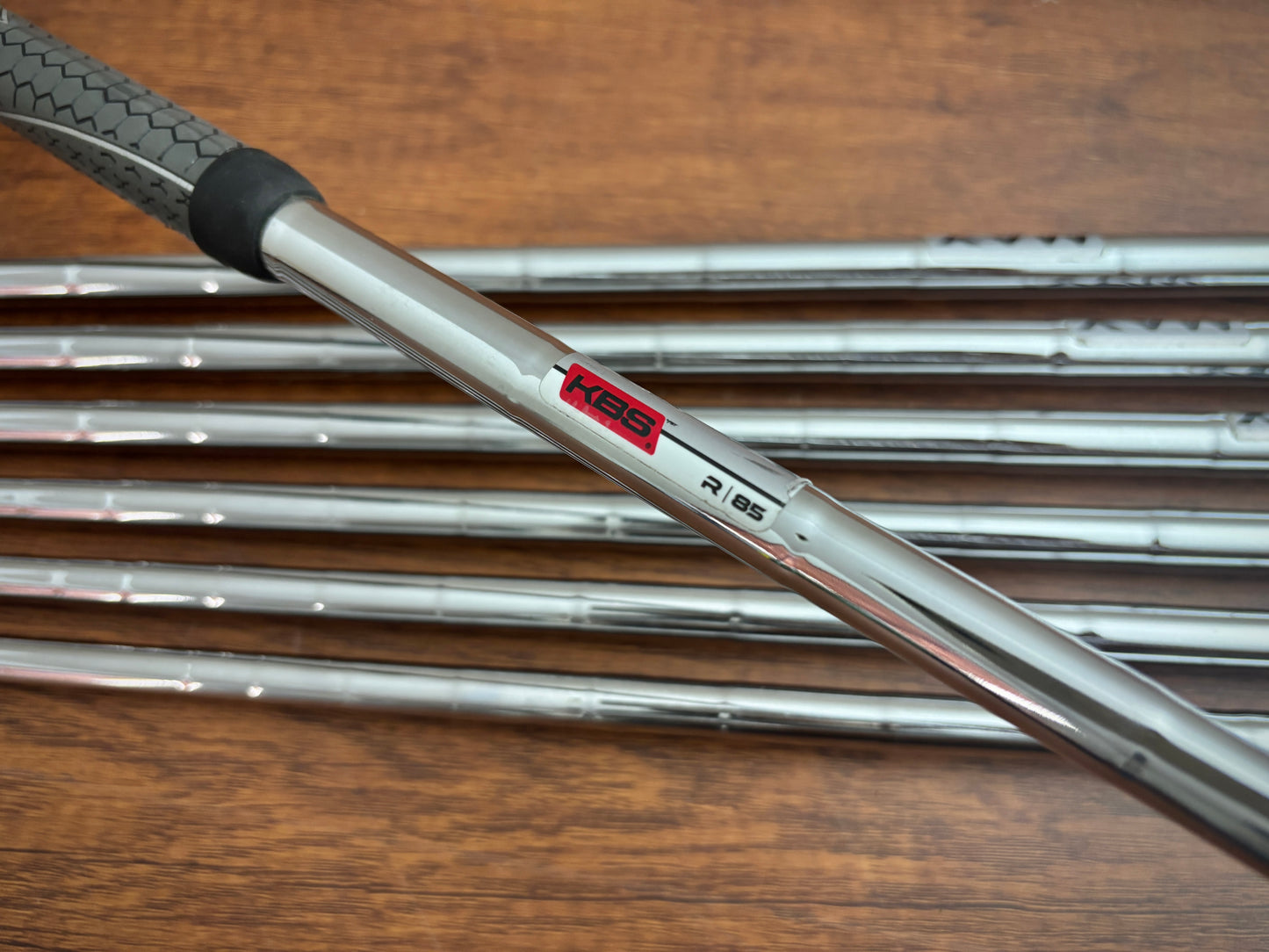 (+1") Taylormade M4 Iron Set 5-AW / KBS Max Regular Flex
