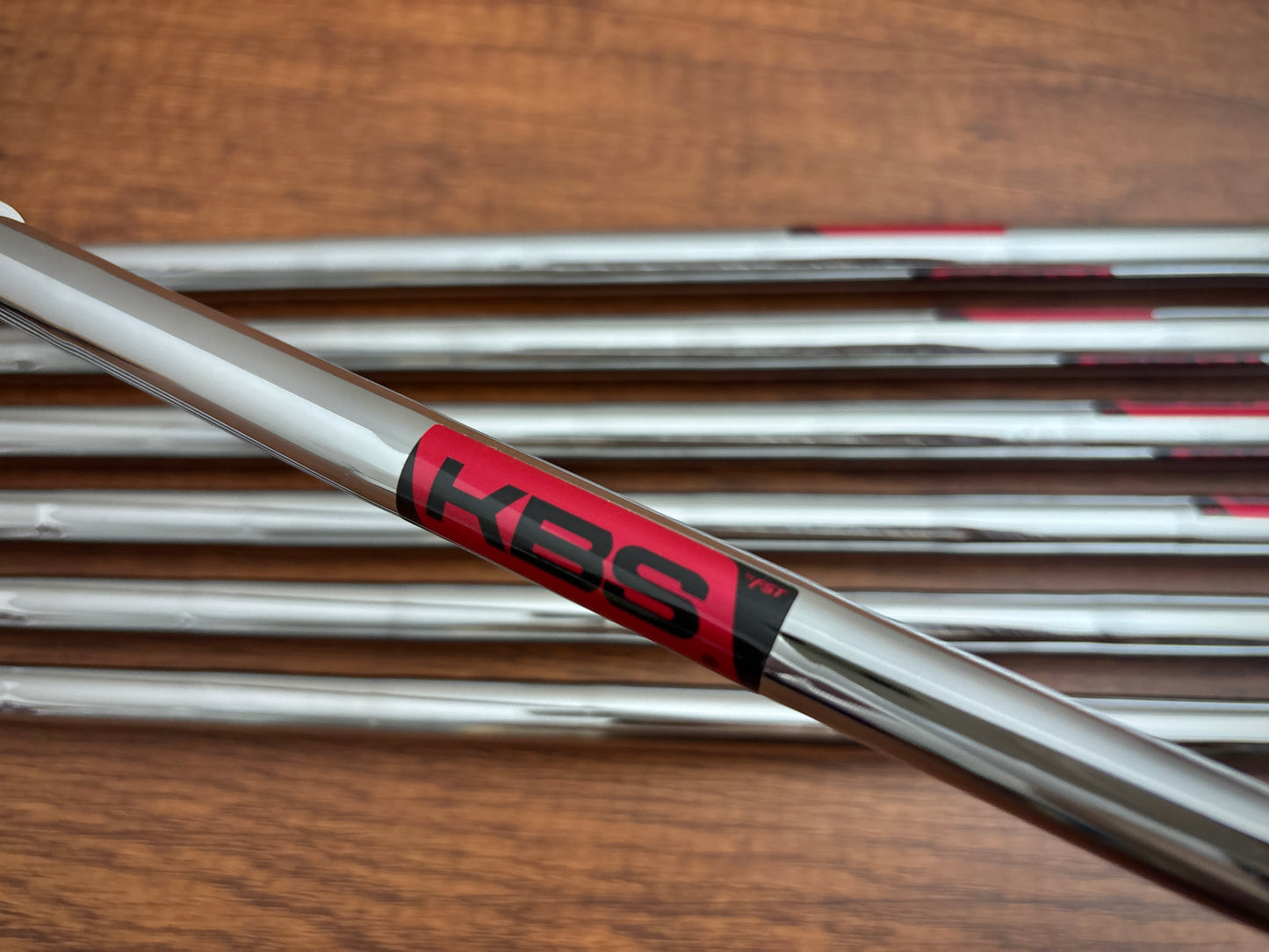 *NEW IN PLASTIC* Cobra King CB '25 Black Iron Set 5-GW / KBS $-Taper Lite 100 Stiff