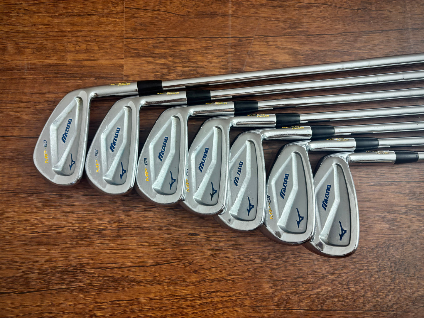 (+1") Mizuno MP-63 Iron Set 4-PW / KBS Tour Stiff