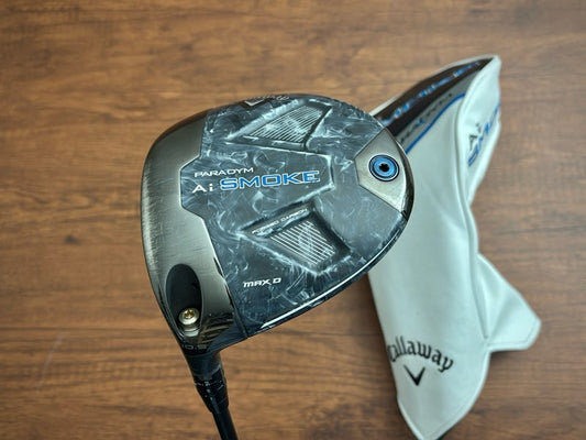 (Left-handed) Callaway Paradym Ai Smoke Max D Driver 10.5* + headcover / Regular Flex